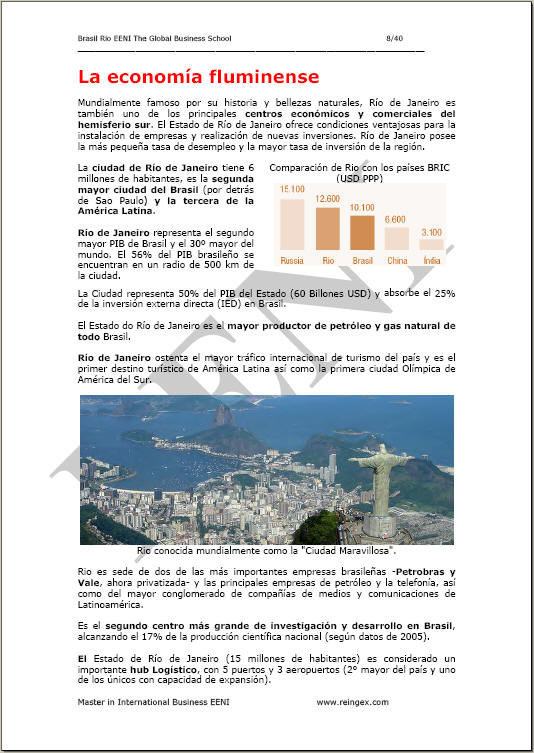 Curs Màster: Comerç Exterior i negocis a Rio de Janeiro