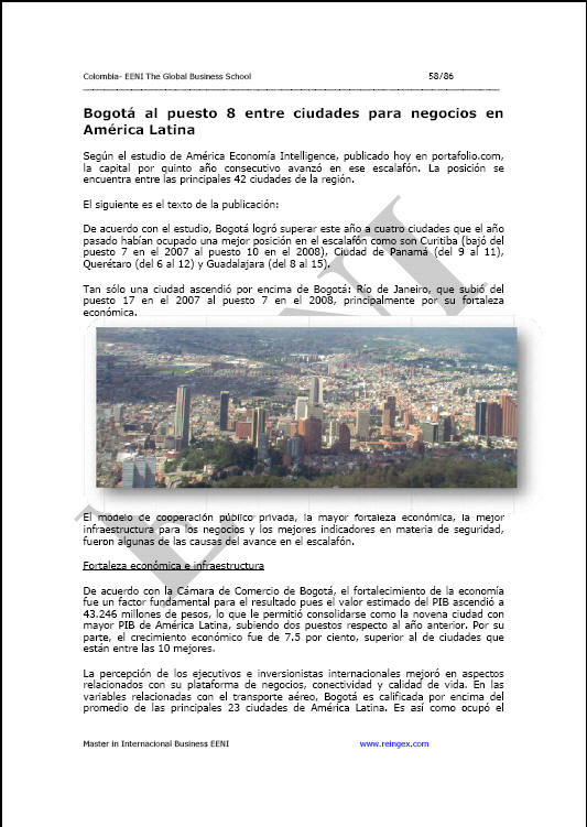 Curs Màster: Comerç Exterior i negocis a Colombia
