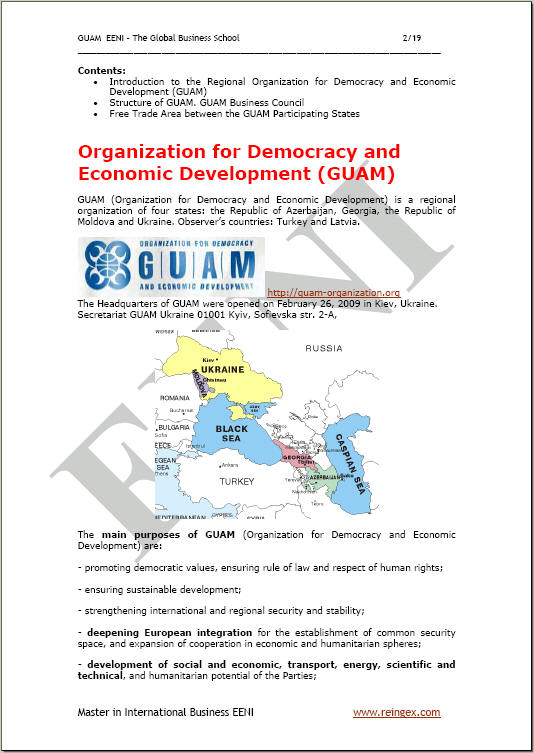 Organització Regional per la Democràcia i el Desenvolupament Econòmic (GUAM)